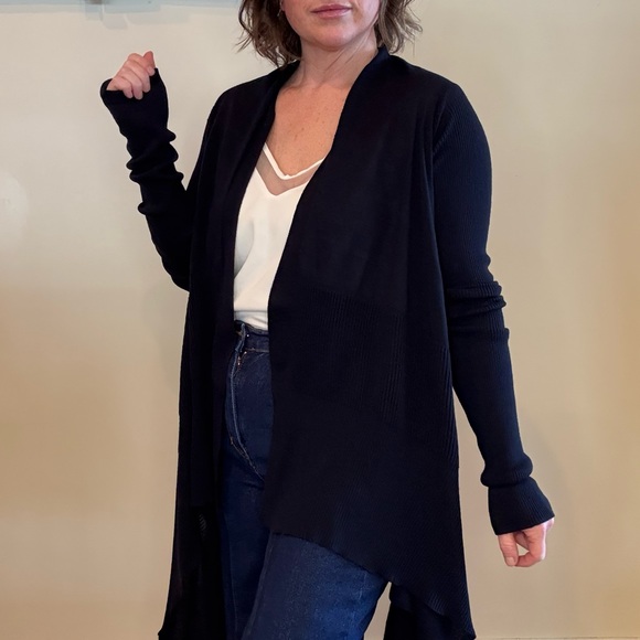 Rick Owens Sweaters - Rick Owens Navy Women's Cardigan